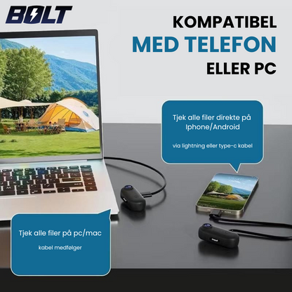 BOLT Action Kamera 4K - Udforsk Eventyret!™