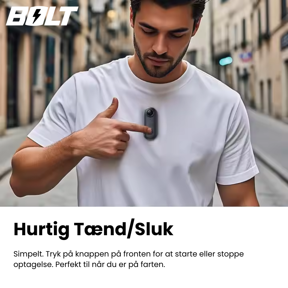 BOLT Action Kamera 4K - Udforsk Eventyret!™